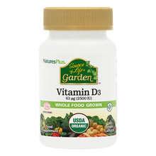 Natures Plus Source Of Life Garden Organic Vitamin D3 2500Iu 60 Capsules