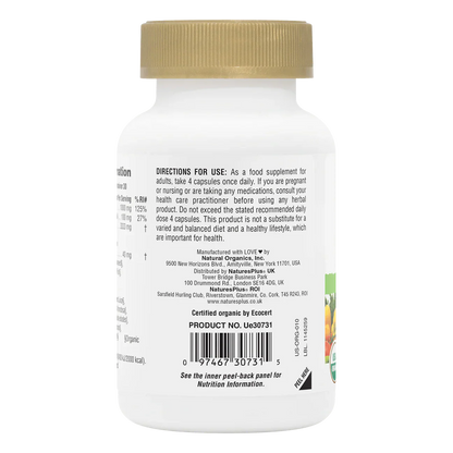 Natures Plus Source Of Life Garden Organic Calcium 1000mg 120 Capsules