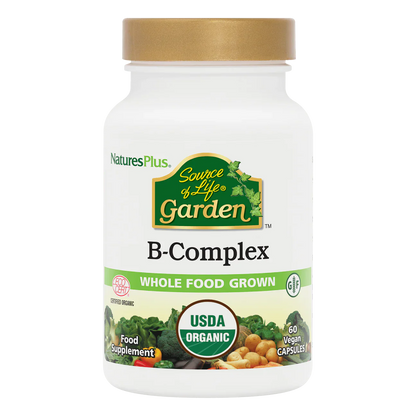 Natures Plus Source Of Life Garden Organic B Complex 60 Capsules