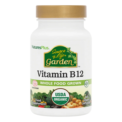 Natures Plus Source Of Life Garden Organic Vitamin B-12 1000mcg 60 Capsules