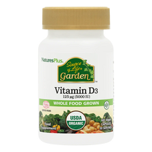 Natures Plus Source Of Life Garden Organic Vitamin D3 5000iu 60 Capsules
