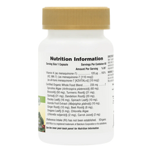 Natures Plus Source Of Life Garden Organic Vitamin K2 120mcg 60 Capsules