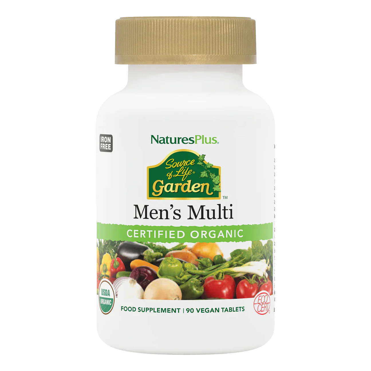 Natures Plus Source Of Life Garden Organic Mens Multi 90 Tablets