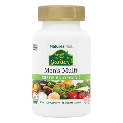 Natures Plus Source Of Life Garden Organic Mens Multi 90 Tablets
