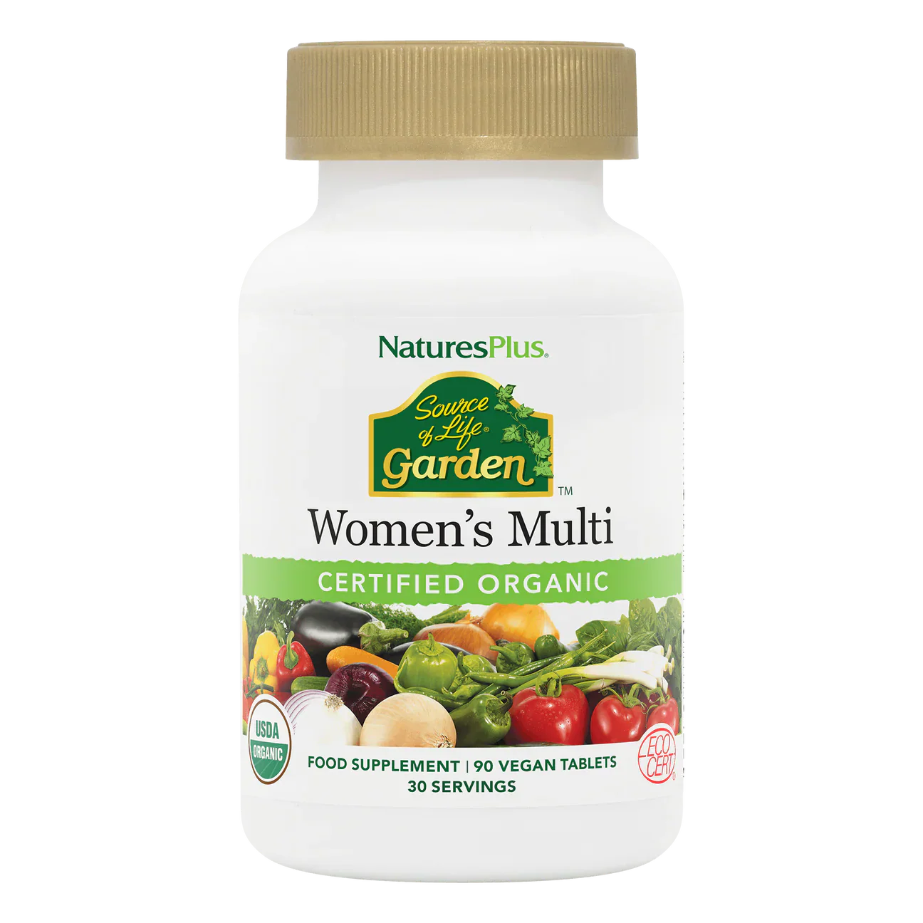 Natures Plus Source Of Life Garden Organic Womens Multi 90 Tablets