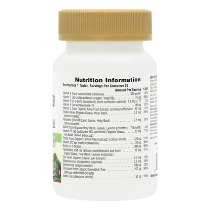 Natures Plus Source Of Life Garden Organic Mens Daily 30 Tablets