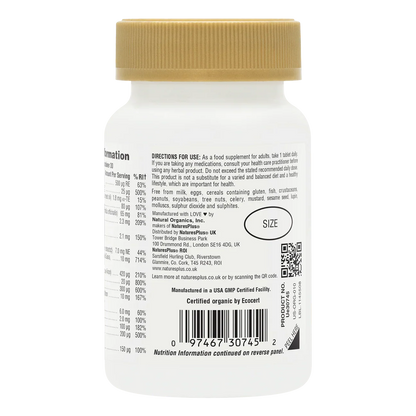 Natures Plus Source Of Life Garden Organic Mens Daily 30 Tablets