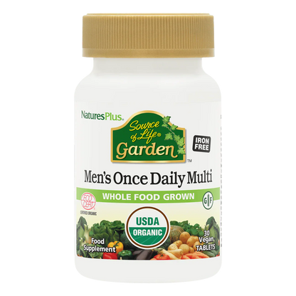 Natures Plus Source Of Life Garden Organic Mens Daily 30 Tablets