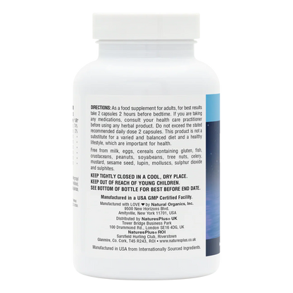 Natures Plus Magnesium Night time 60 Capsules