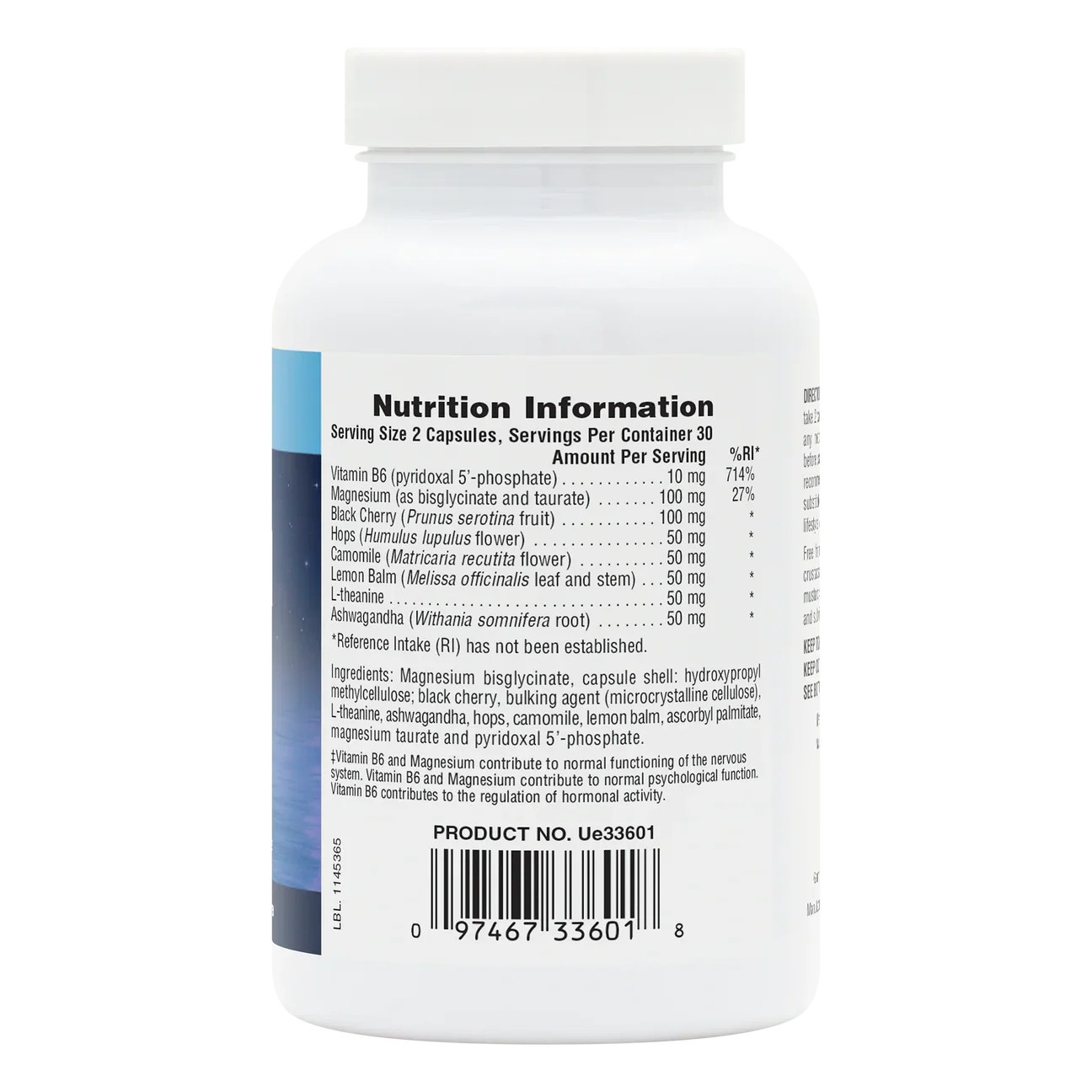 Natures Plus Magnesium Night time 60 Capsules