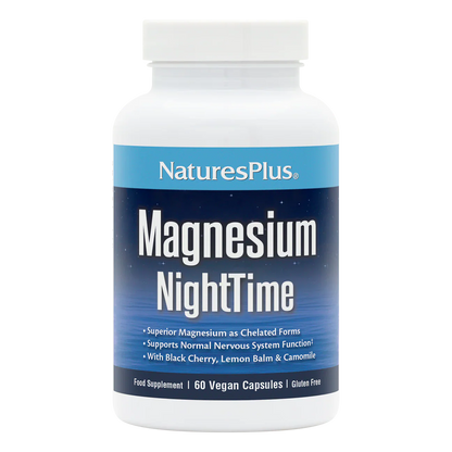 Natures Plus Magnesium Night time 60 Capsules