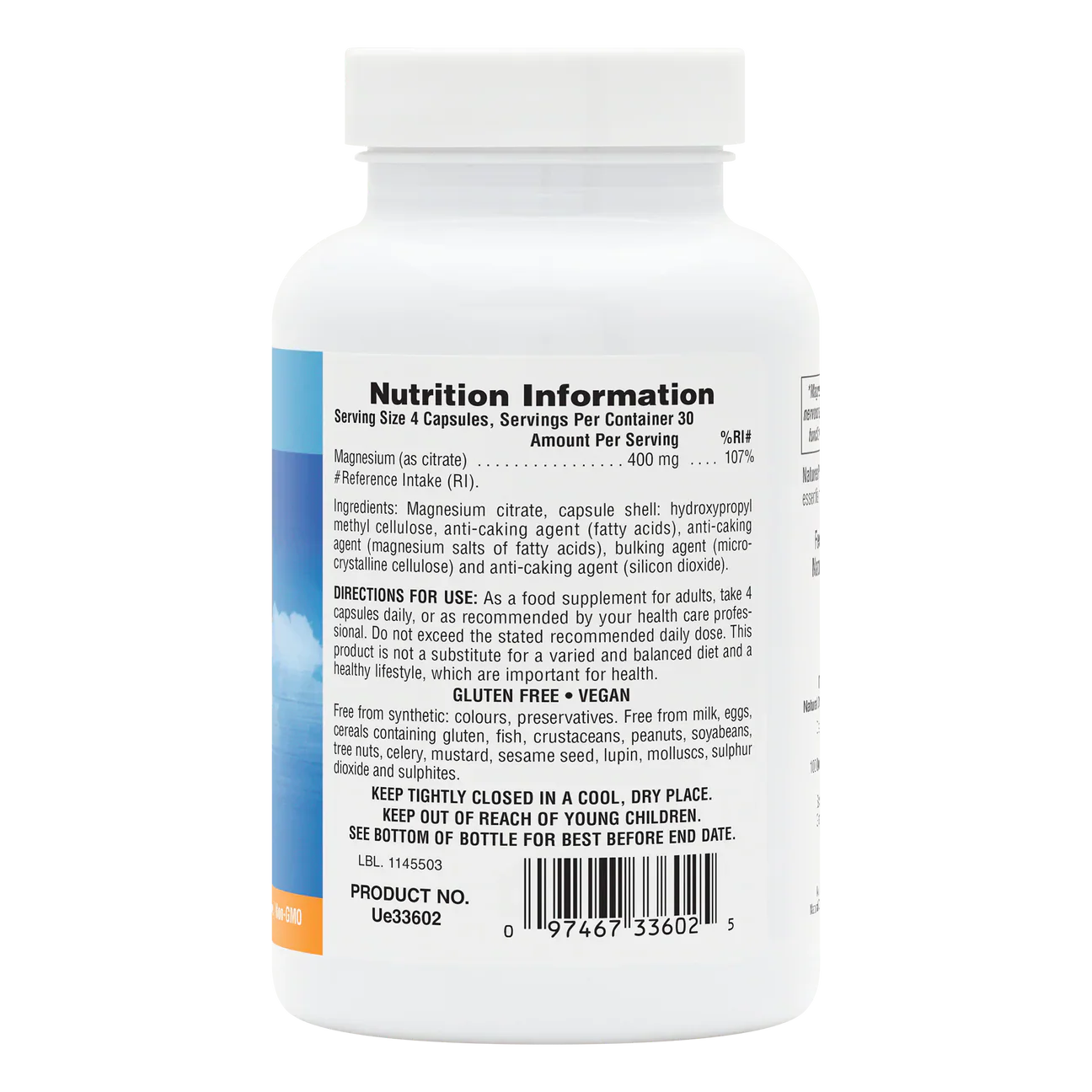 Natures Plus Magnesium 120 Capsules