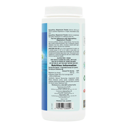 Natures Plus Orange Magnesium Powder 504g