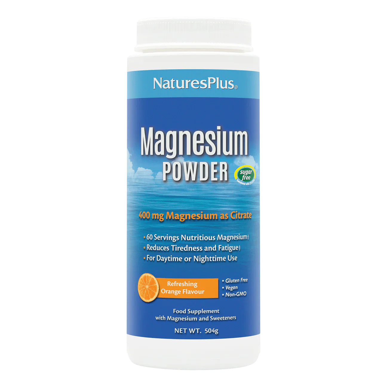 Natures Plus Orange Magnesium Powder 504g
