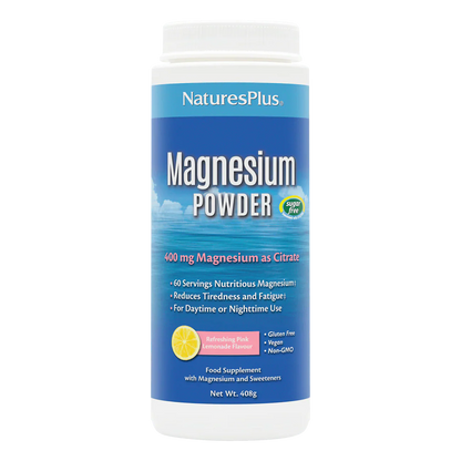 Natures Plus Pink Lemonade Magnesium Powder 408g