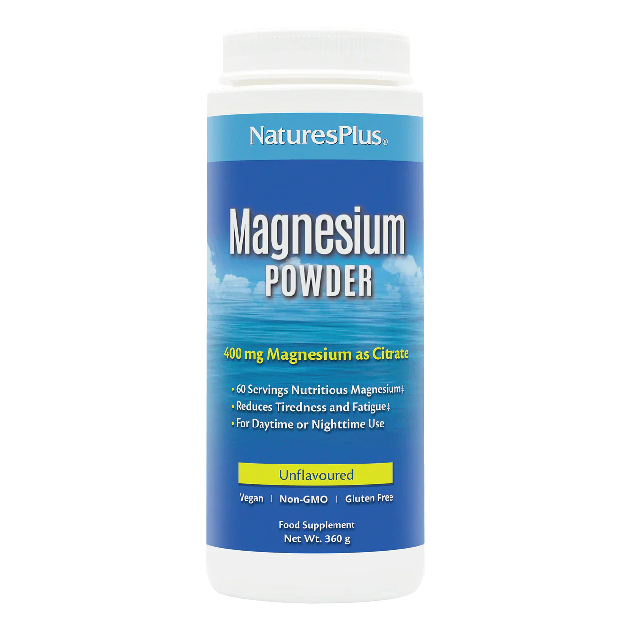 Natures Plus Unflavored Magnesium Powder 360g