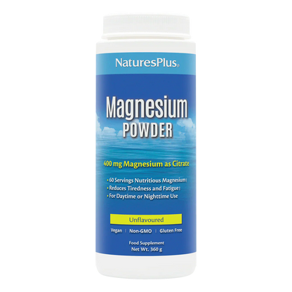Natures Plus Unflavored Magnesium Powder 360g