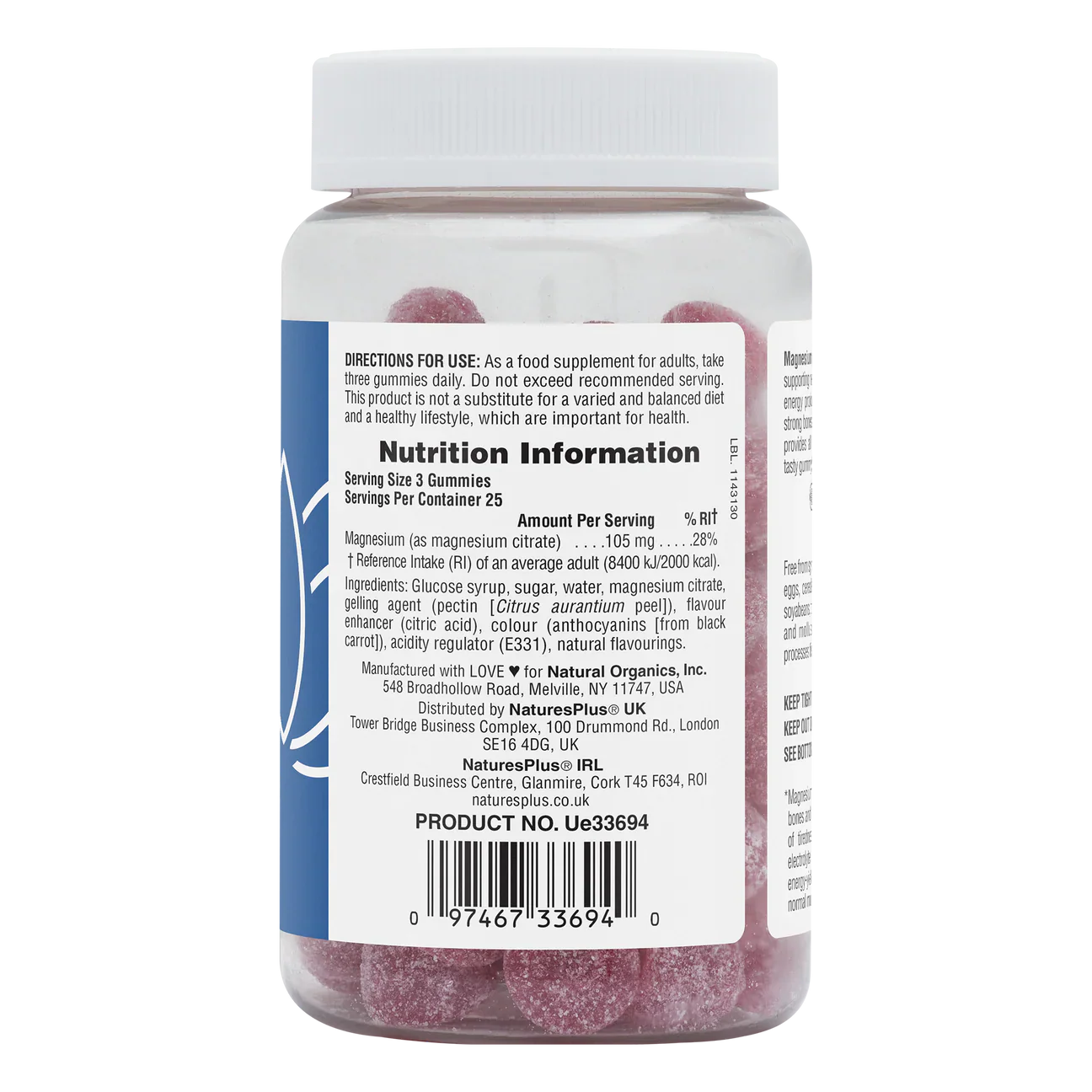 Natures Plus Mag Citrate 105mg 75 Gummies