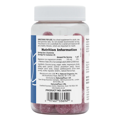 Natures Plus Mag Citrate 105mg 75 Gummies
