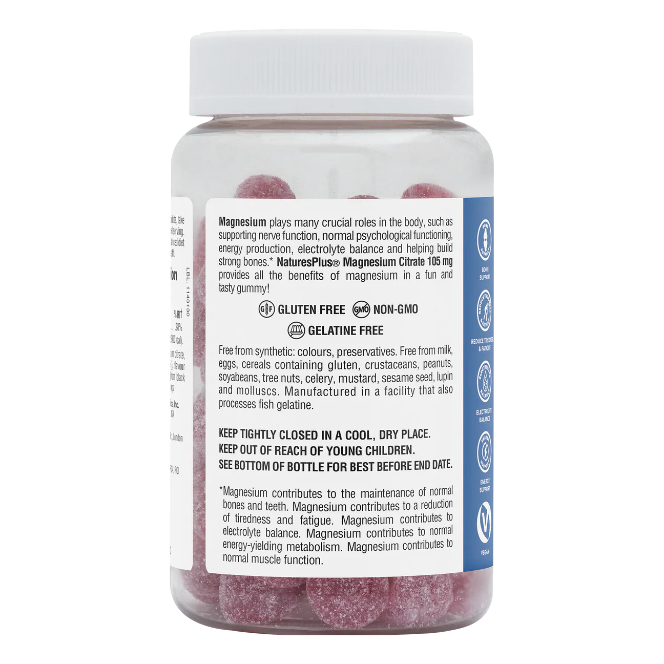 Natures Plus Mag Citrate 105mg 75 Gummies