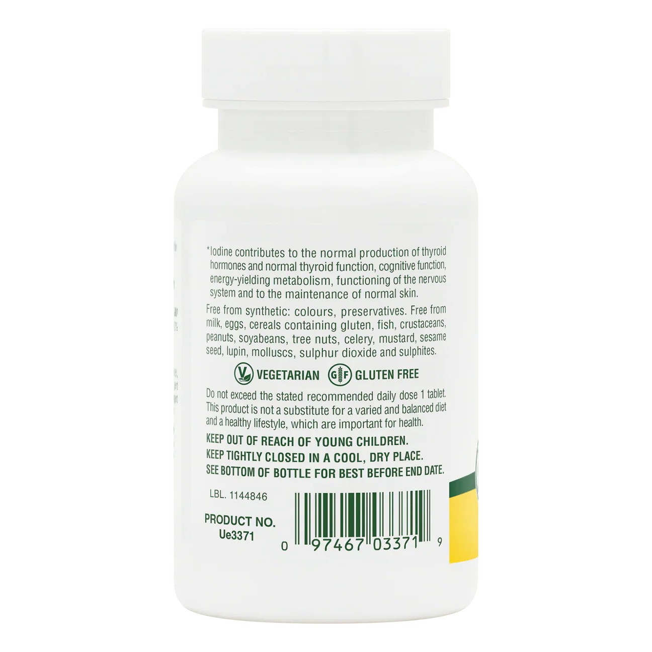 Natures Plus Potassium Iodide 150mcg Iodine 100 Tablets