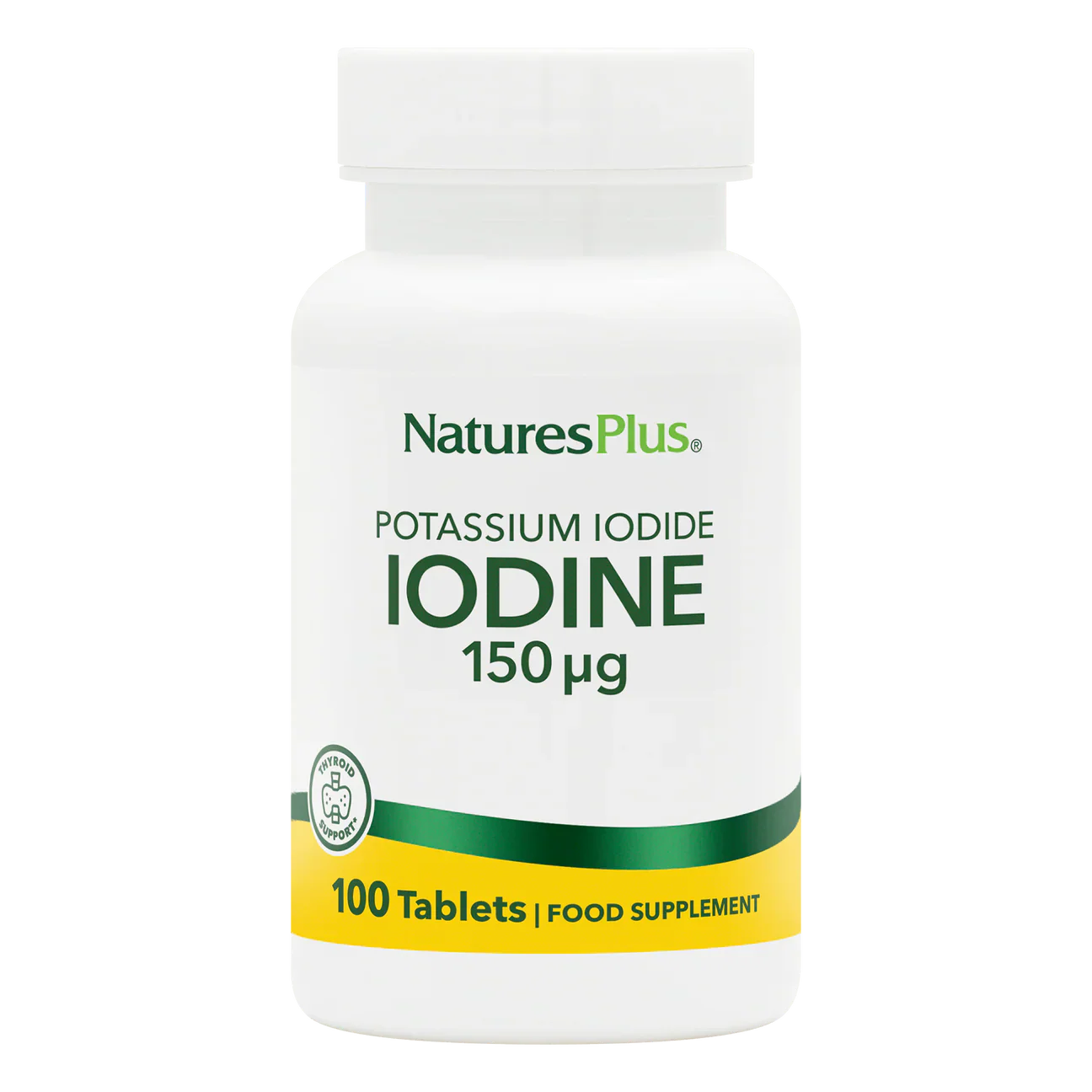Natures Plus Potassium Iodide 150mcg Iodine 100 Tablets