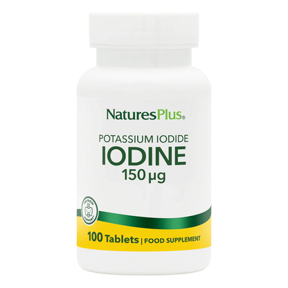 Natures Plus Potassium Iodide 150mcg Iodine 100 Tablets
