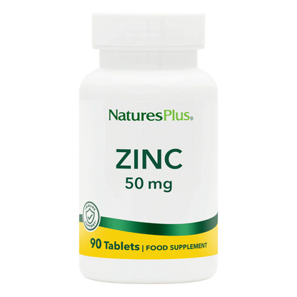 Natures Plus Zinc 50mg 90 Tablets
