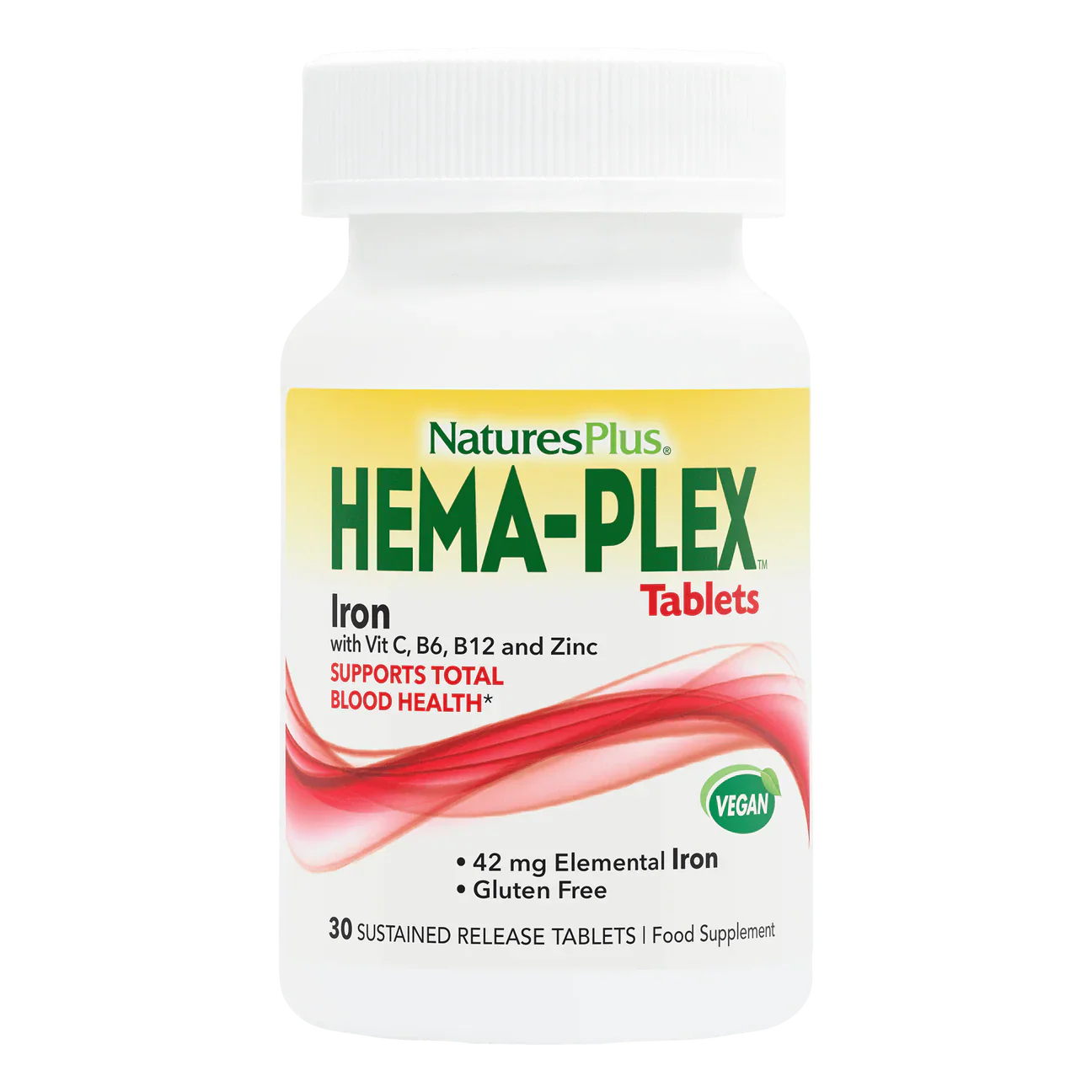Natures Plus Hemaplex 30 Tablets