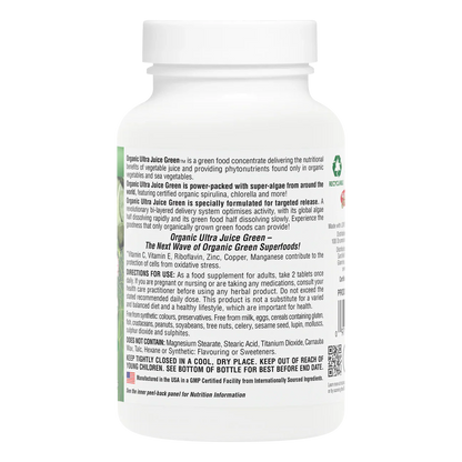 Natures Plus Ultra Juice Green Organic Bilayer 90 Tablets