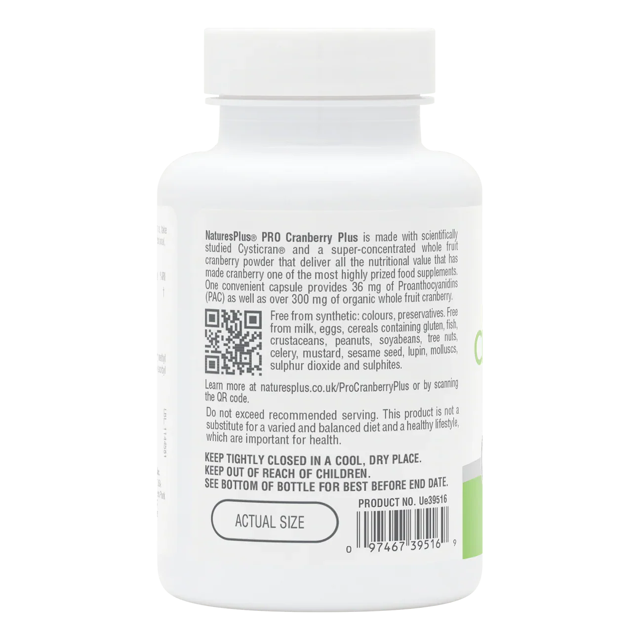 Natures Plus Pro Cranberry Plus 350mg 60 Capsuless