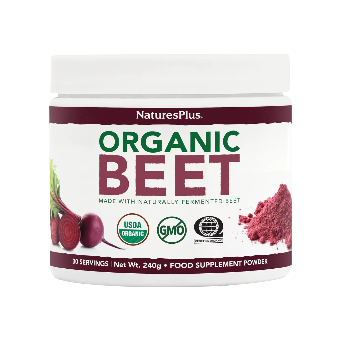 Natures Plus Beet Organic Powder 240g