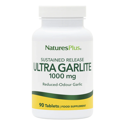 Natures Plus Ultra Garlite 1000mg Sustained Release 90 Tablets