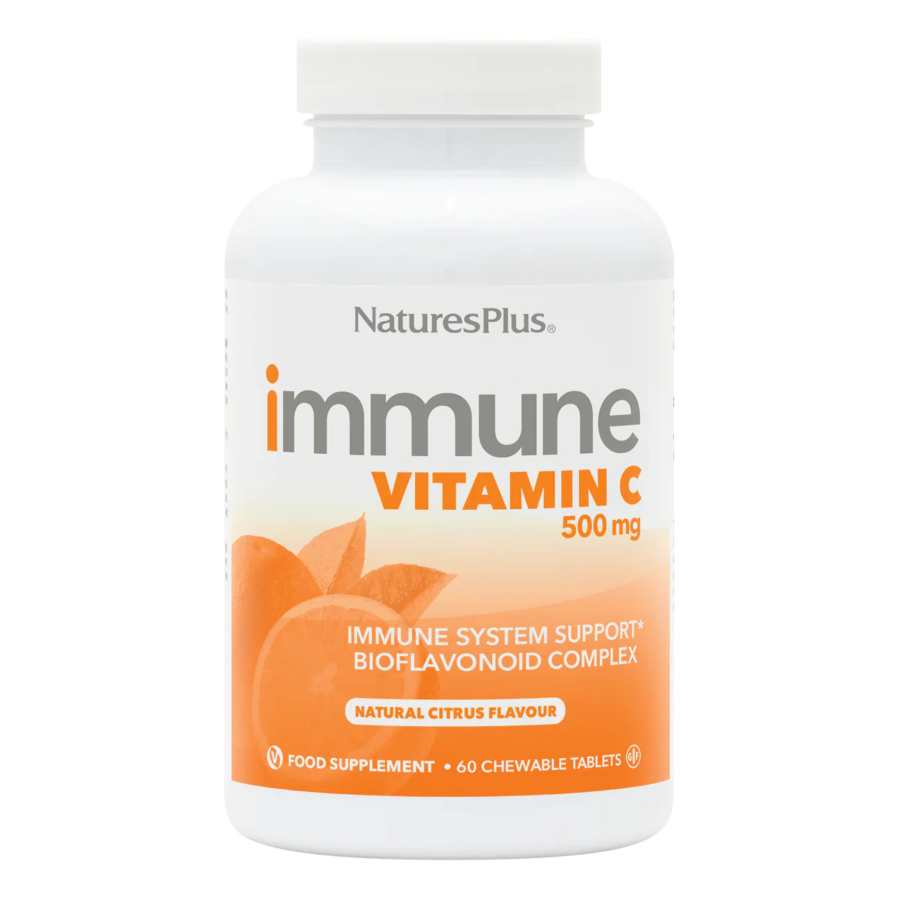 Natures Plus Immune Vitaminamin C 500mg 60 Chewables