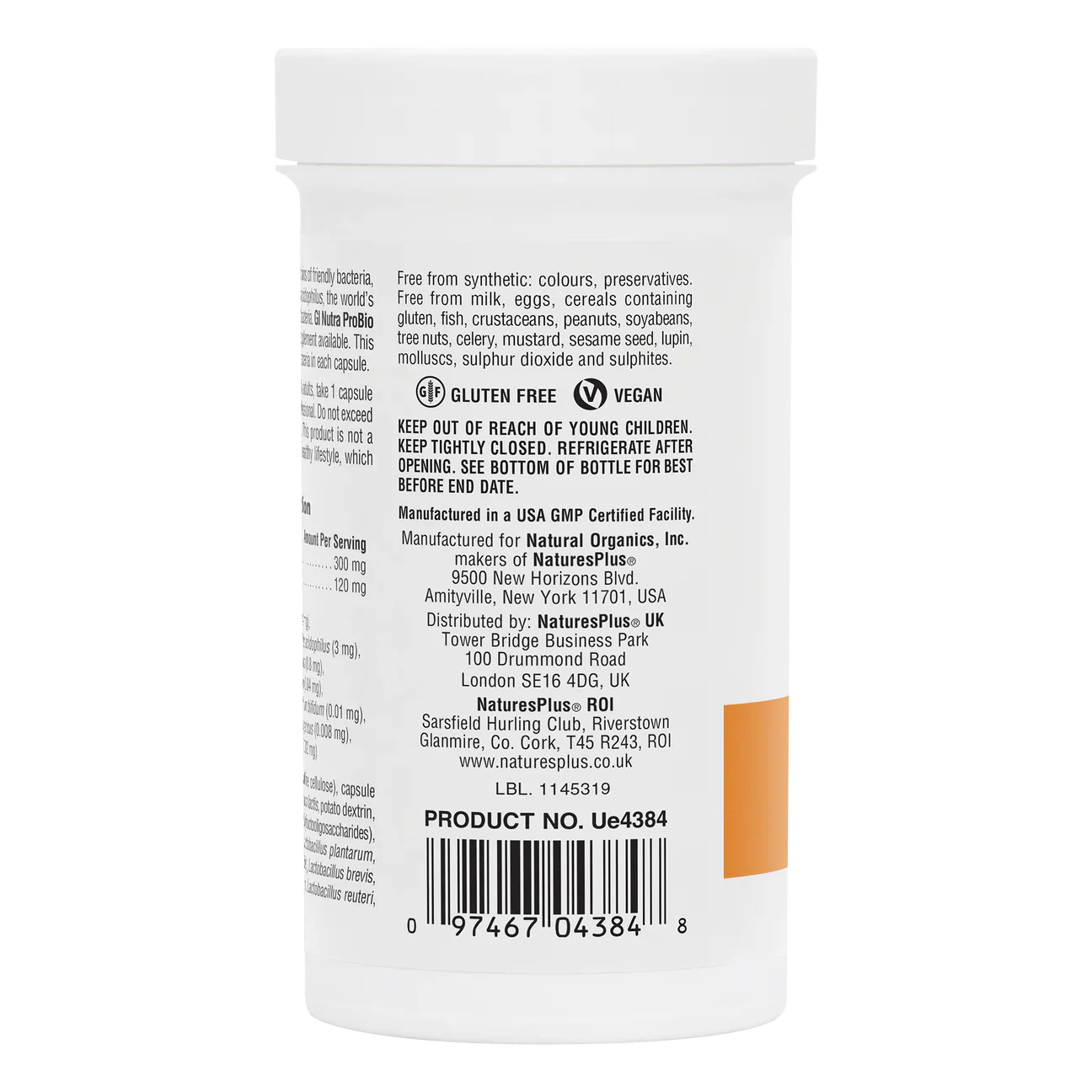 Natures Plus Gi Nutra Pro-Bio Daily 30 Capsules