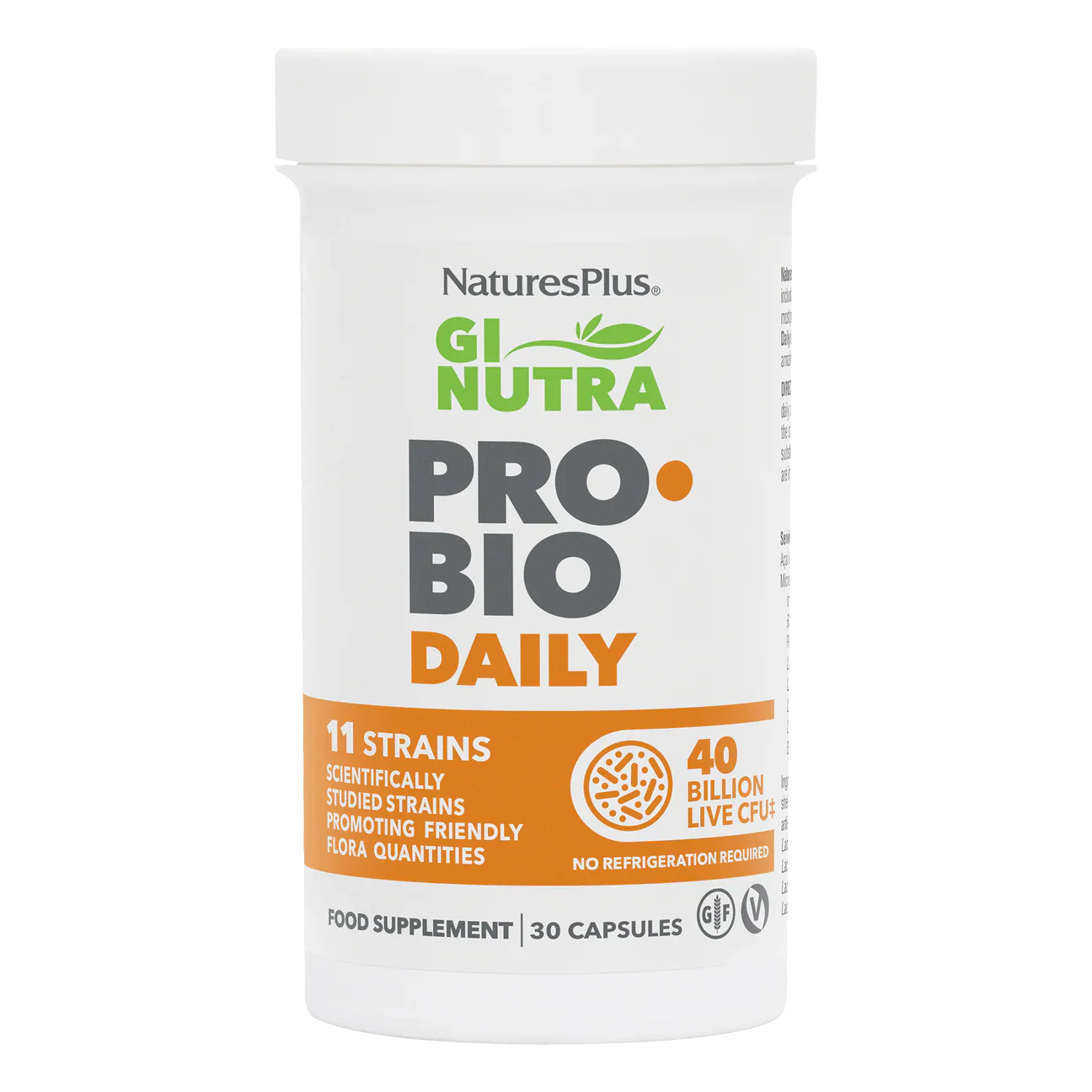Natures Plus Gi Nutra Pro-Bio Daily 30 Capsules