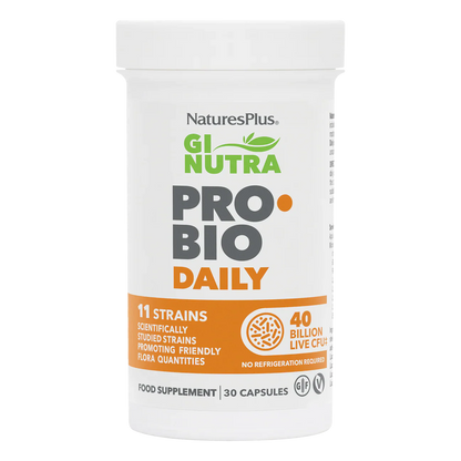 Natures Plus Gi Nutra Pro-Bio Daily 30 Capsules