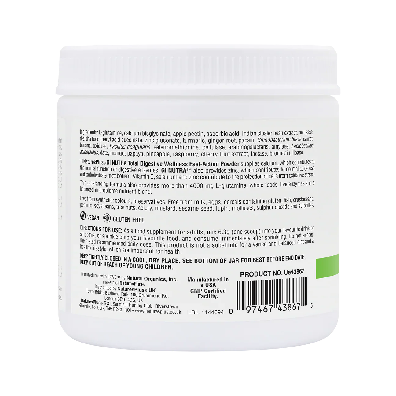 Natures Plus Gi Natural Drink 189g