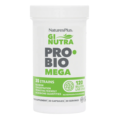 Natures Plus Gi Nutra Pro-Bio Mega 30 Capsules