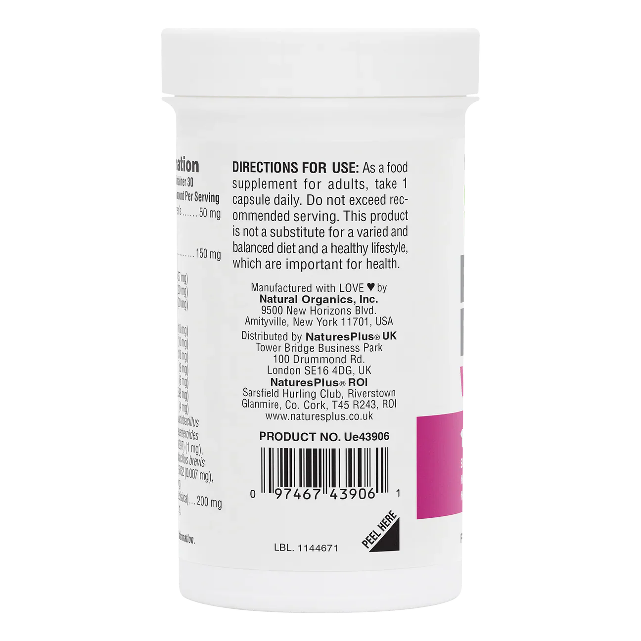 Natures Plus Gi Nutra Pro-Bio Womens 30 Capsules