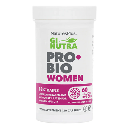 Natures Plus Gi Nutra Pro-Bio Womens 30 Capsules