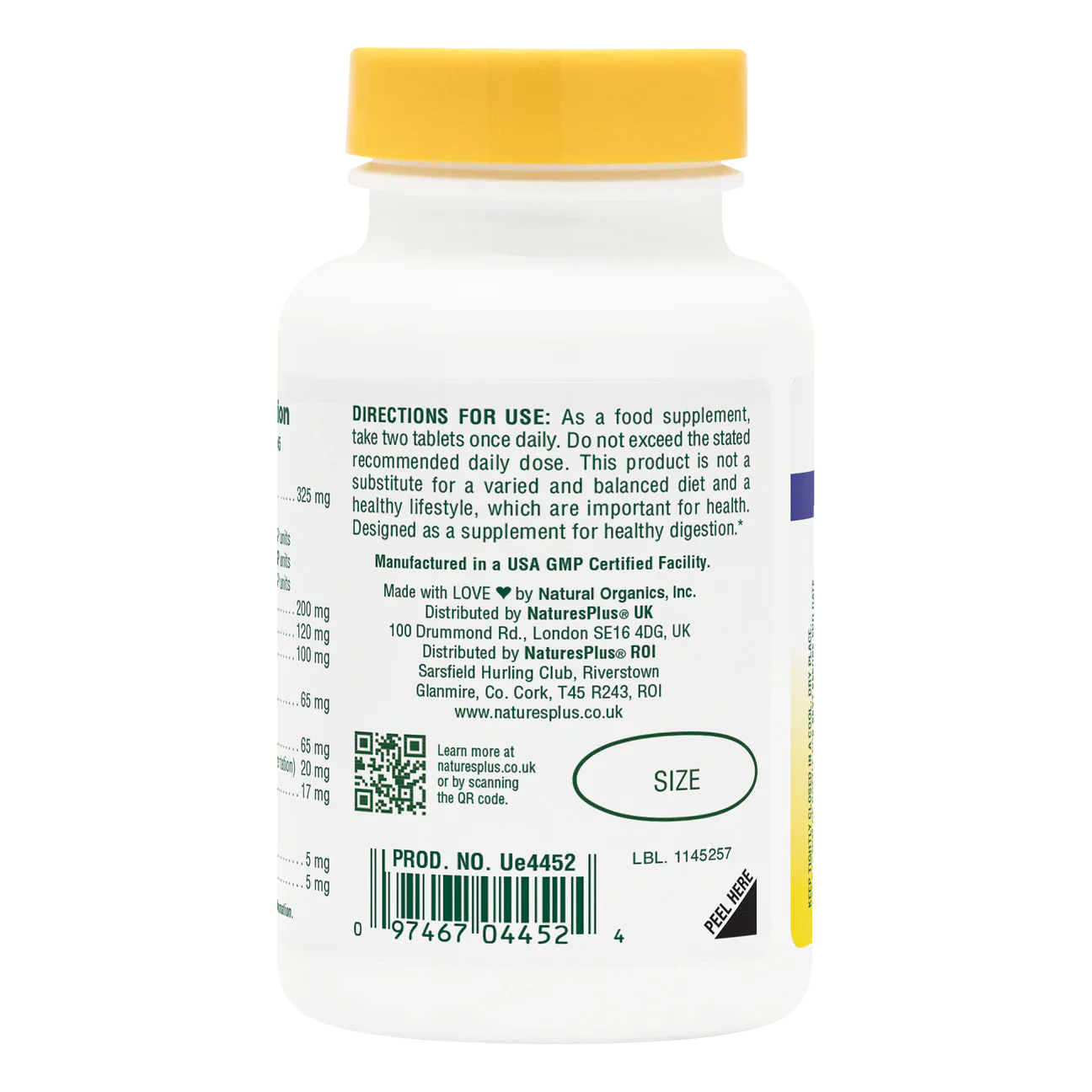 Natures Plus Ultra-Zyme 90 Tablets