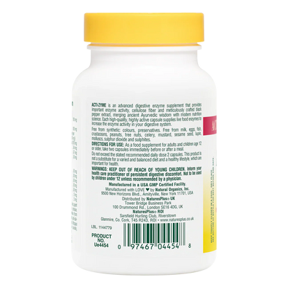 Natures Plus Acti-Zyme 90 Capsules