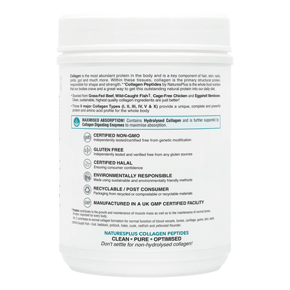 Natures Plus Collagen Peptides Powder