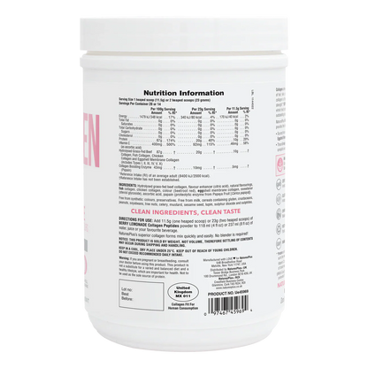 Natures Plus Collagen Berry Lemonade 322g