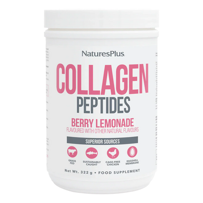 Natures Plus Collagen Berry Lemonade 322g