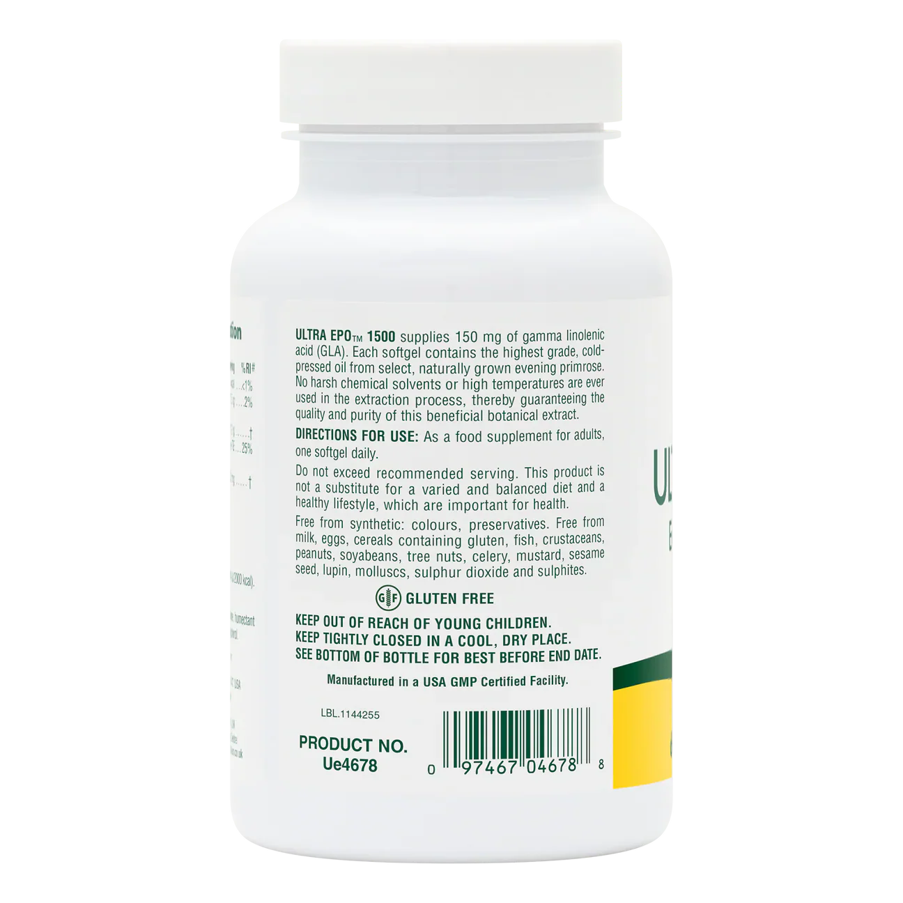 Natures Plus Ultra E.P.O. 1,500mg 60 Softgels