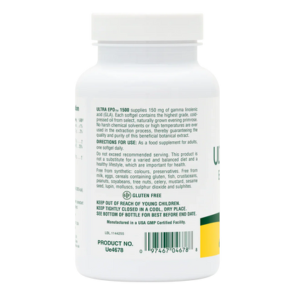 Natures Plus Ultra E.P.O. 1,500mg 60 Softgels