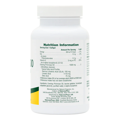 Natures Plus Ultra E.P.O. 1,500mg 60 Softgels