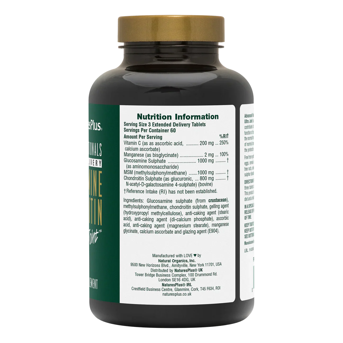 Natures Plus Rx Joint Glucosamine/Chondroitin/Msm Ultra